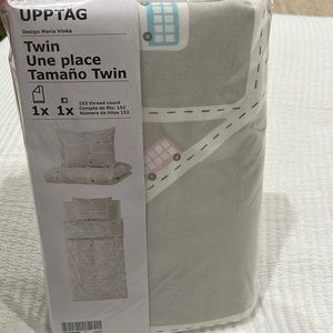 IKEA Upptag twin duvet cover + pillowcase NEW